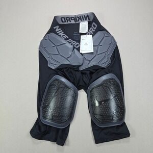 Nike‎ Pro Hyperstrong Padded Football Girdle Compression Shorts Black Mens 3XL